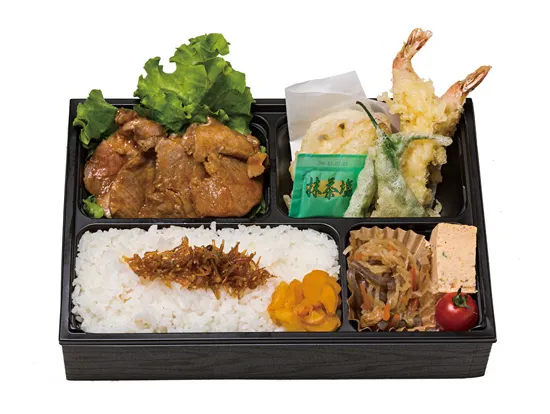 和豚もち豚の彩り天ぷら御膳