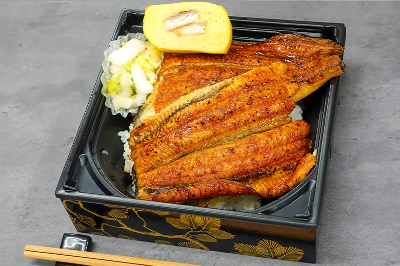 鰻巻き入り 特上うな重